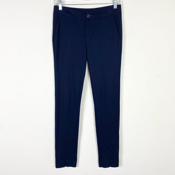 CAbi Pants - Cabi Capote #5073 Navy Blue Front Seam Skinny Fit Dress Pant Trousers Size 0